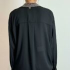 0 9190000076288 J36Y0129 souvenir-camicia con dettaglio perline sul colletto