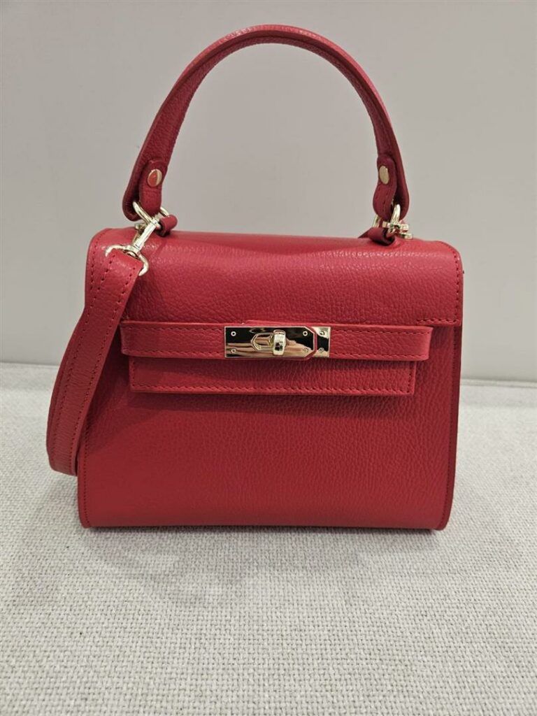 0 9190000058710 M3520 borsa a mano in pelle mod. tipo kelly piccola con tracolla lung.cm 23 alt.cm 19