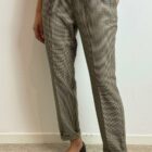 0 9190000076752 M36F1070 souvenir-pantalone pied de poule con fili di lurex