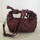 0 9190000077070 M3557 borsa pelle intrecciata piccola lung. cm 26 h.cm 16